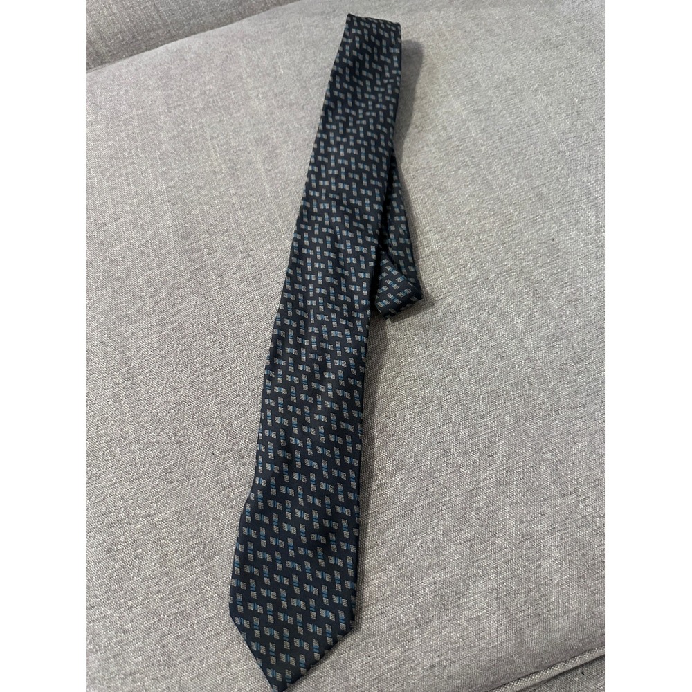 Giorgio Armani Silk Necktie, Geometric Pattern, Dress, Formal, Career